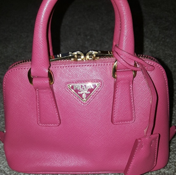 pink prada mini bag